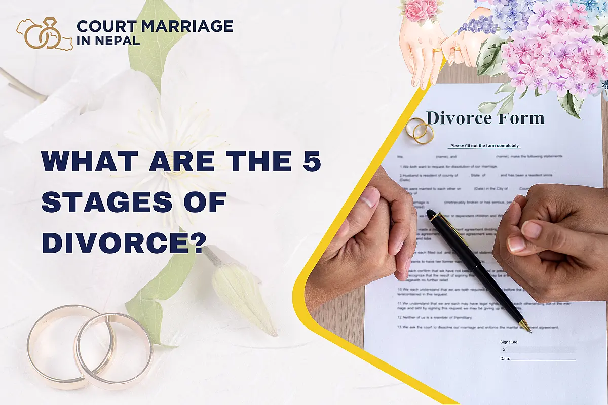 What are the 5 stages of divorce?